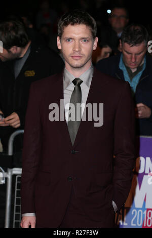 La sessantaduesima BFI London Film Festival Premiere Europeo di "Outlaw Re" tenutasi presso il Cineworld Leicester Square - Arrivi con: Billy Howle dove: Londra, Regno Unito quando: 17 Ott 2018 Credit: Mario Mitsis/WENN.com Foto Stock