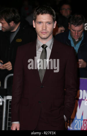 La sessantaduesima BFI London Film Festival Premiere Europeo di "Outlaw Re" tenutasi presso il Cineworld Leicester Square - Arrivi con: Billy Howle dove: Londra, Regno Unito quando: 17 Ott 2018 Credit: Mario Mitsis/WENN.com Foto Stock