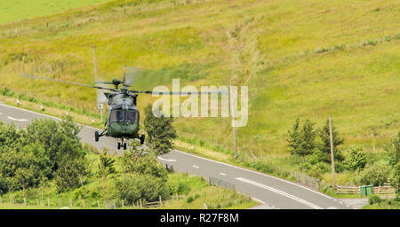 Esercito elicottero Lynx battenti Foto Stock