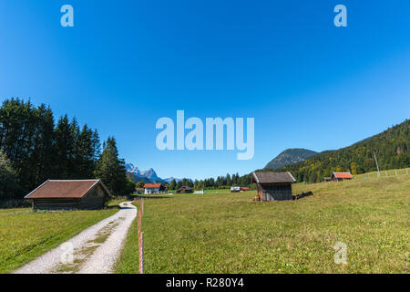 Gerold, Krün, Alta Baviera, Baviera, Germania meridionale, Europa Foto Stock