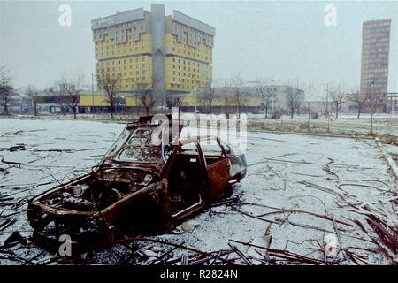Archivi 90ies. La guerra nella ex Jugoslavia, Sarajevo Foto Stock