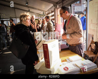 Università Cattolica del Sacro Cuore,Milano, Italia. 17 novembre 2018. Foto LaPresse - Matteo Corner 17/11/2018 Milano (Italia) cronaca Bookcity al Castello Sforzesco Credito: LaPresse/Alamy Live News Foto Stock