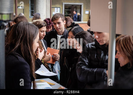 Università Cattolica del Sacro Cuore,Milano, Italia. 17 novembre 2018. Credito: LaPresse/Alamy Live News Foto Stock