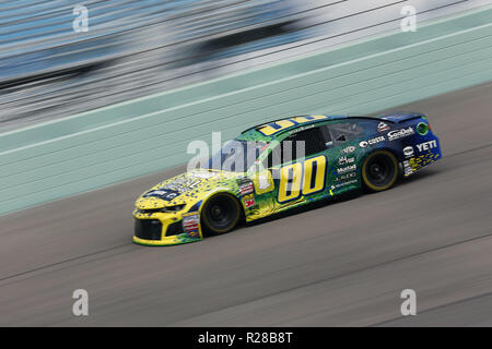 Homestead, Florida, Stati Uniti d'America. 17 Nov, 2018. Landon Cassill (00) prende il via alla pratica per la Ford 400 a Homestead-Miami Speedway a Homestead, Florida. (Credito Immagine: © Justin R. Noe Asp Inc/ASP) Credito: ZUMA Press, Inc./Alamy Live News Foto Stock