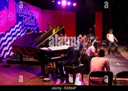 JAZZ PRESSO IL LINCOLN CENTER ORCHESTRA con Wynton Marsalis presso la 61MONTEREY JAZZ FESTIVAL - Monterey, California Foto Stock