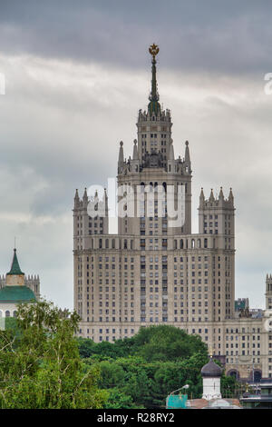 Alta sorge a Mosca. La Russia Foto Stock