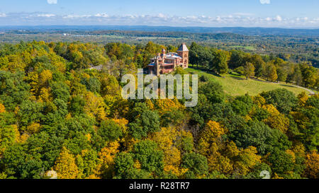 Olana, storica casa museo, sito storico dello Stato, Hudson, New York, Stati Uniti d'America Foto Stock