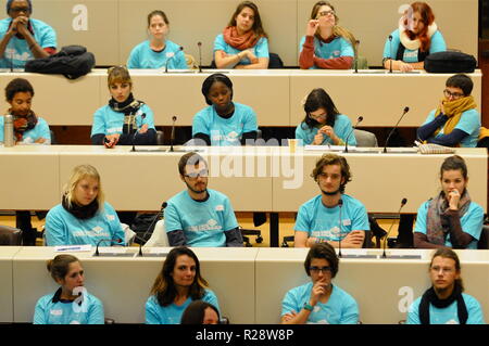 Servizio civile volontari, Lione, Francia Foto Stock