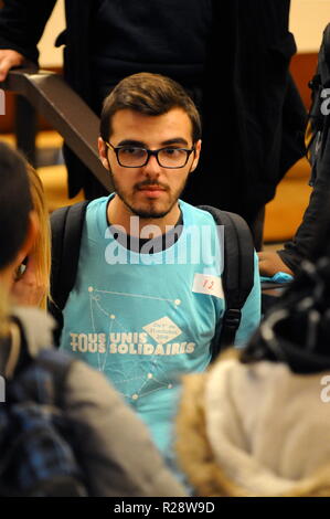 Servizio civile volontari, Lione, Francia Foto Stock