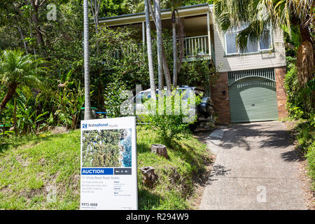 Sydney home casa di essere messi in vendita da agenzia immobiliare,Sydney , Australia Foto Stock