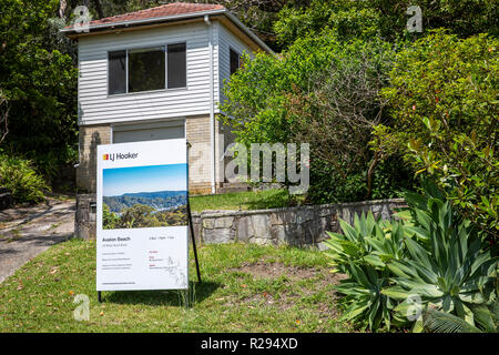 Sydney home casa di essere messi in vendita da agenzia immobiliare,Sydney , Australia Foto Stock