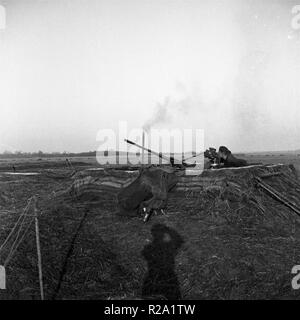 Wehrmacht Luftwaffe Flugabwehrstellung - German Air Force posizione di difesa contraerea Foto Stock