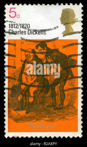 Francobollo dalla Gran Bretagna in Dickens & Wordsworth serie rilasciato in 1970 Foto Stock