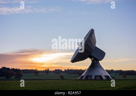 Erfunkstelle Raisting, Baviera, Germania Foto Stock