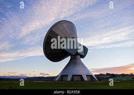 Erfunkstelle Raisting, Baviera, Germania Foto Stock