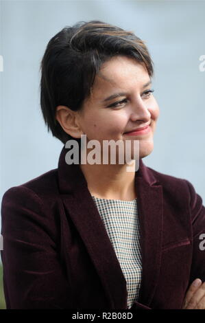 Najat Vallaud-Belkacem assiste le università di impegno, Lione, Francia Foto Stock