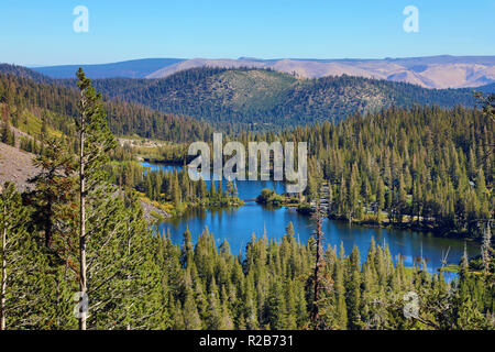 Twin Lakes, Mammoth Lakes, California, Stati Uniti d'America Foto Stock