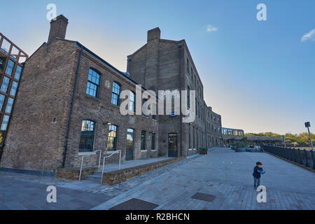 Il carbone scende a kings cross redeveloment Foto Stock