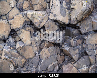 Real sharp texture di roccia Foto Stock