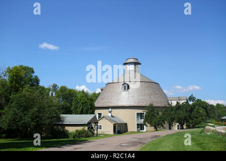 Round Fienile Appartamenti, Grand Isle, Vermont, Stati Uniti Foto Stock