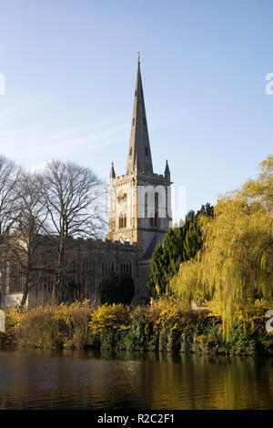 Chiesa della Santa Trinità, Stratford upon Avon. Foto Stock