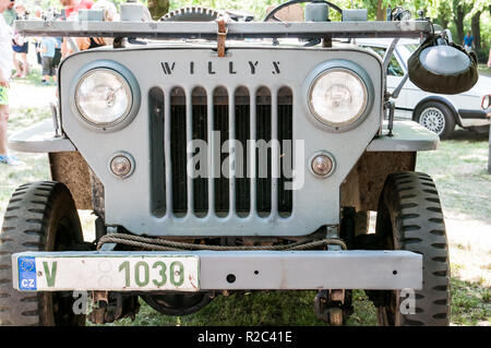 Jeep Willys MB era un americano di veicolo commerciale leggero che nasce nella Seconda Guerra Mondiale Foto Stock