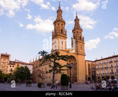 Concattedrale di Santa Maria della Redonda. Logroño. La Rioja. España Foto Stock