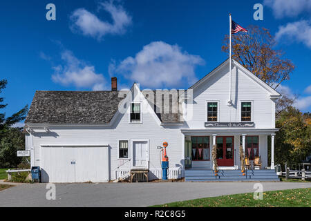 Affascinante paese store, Vermont, Plymouth, Vermont, USA. Foto Stock