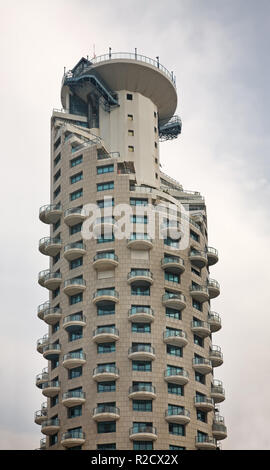 Frammento di edificio a Tel Aviv. Israele Foto Stock