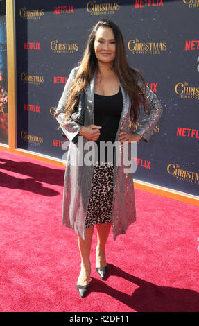 LOS ANGELES, CA - novembre 18: Tia Carrere al mondo Netflix premiere di Natale di cronache a Bruin Westwood a Los Angeles, la California il 18 novembre 2018. Credito: Faye Sadou/MediaPunch Foto Stock