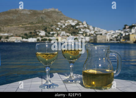 vino greco Foto Stock