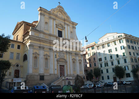 La chiesa di Santa Maria Delle Grazie alle Fornaci, Roma - Italia. Foto Stock
