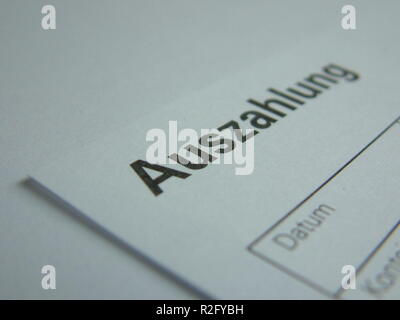 sborsando Foto Stock