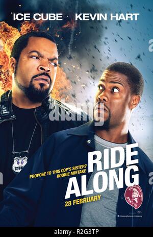 Guidare lungo Anno : 2014 USA Direttore : Tim Story Kevin Hart, Ice Cube Movie poster (USA) Foto Stock