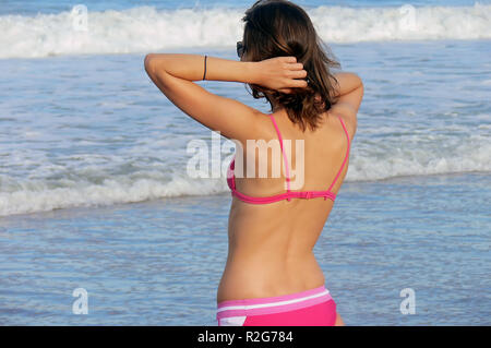 presso la spiaggia Foto Stock