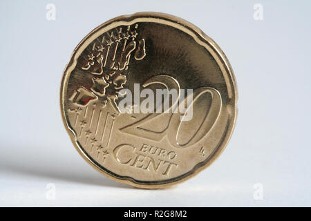 Euro 20 cent ii Foto Stock