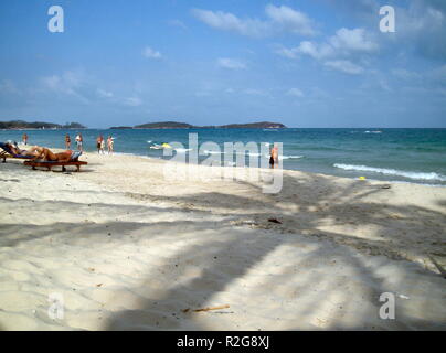 La spiaggia di Chaweng Foto Stock