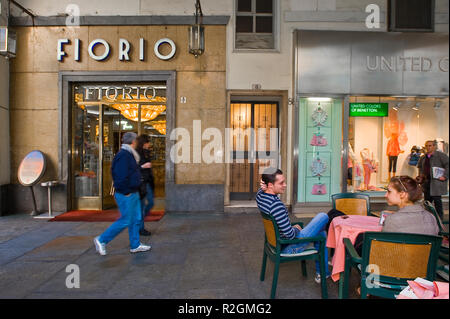 Italia Piemonte Torino CaffÃ¨ Fiorio Foto Stock