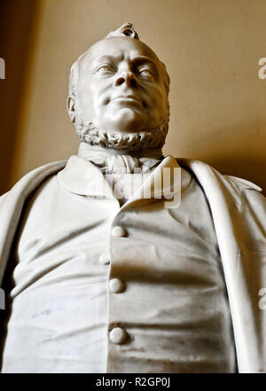 Italia Piemonte Torino Granieri palace Circolo dei lettori la stanza di Camillo Benso Conte di Cavour - Busto Foto Stock