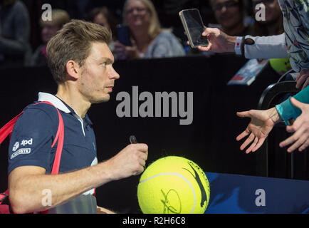 O2, Londra, Regno Unito. 14 Novembre, 2018. Nitto ATP Finals Giorno 4 sera raddoppia corrispondono. Credito: Malcolm Park/Alamy. Foto Stock