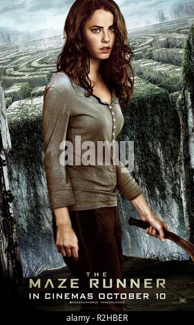 Il Maze Runner Anno : 2014 USA Direttore : Wes sfera Kaya Scodelario poster (USA) Foto Stock