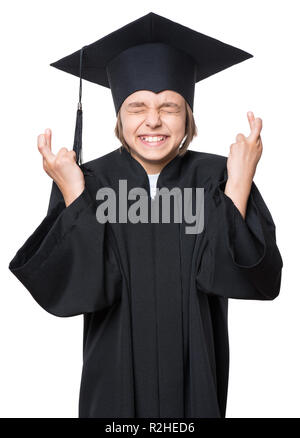 Laureato teen ragazza studente Foto Stock