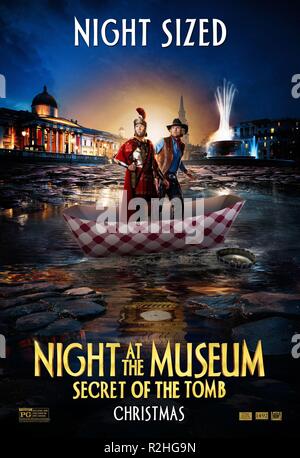 Una notte al museo: Segreto della tomba Anno : 2014 USA Direttore : Shawn Levy Steve Coogan, Owen Wilson poster del filmato (USA) Foto Stock