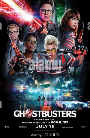 Ghostbusters Anno : 2016 STATI UNITI / Australia regista : Paul Feig Melissa McCarthy, Kate Mckinnon, Kristen Wiig, Leslie Jones film poster (USA) Foto Stock