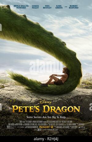 Pete il drago Anno : 2016 USA Director : David Lowery Oakes Fegley poster (USA) Foto Stock