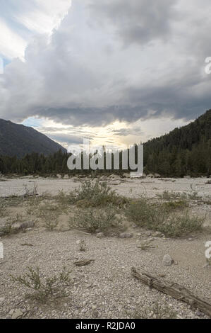 Blick aufs Hiterriss Karwendel Foto Stock