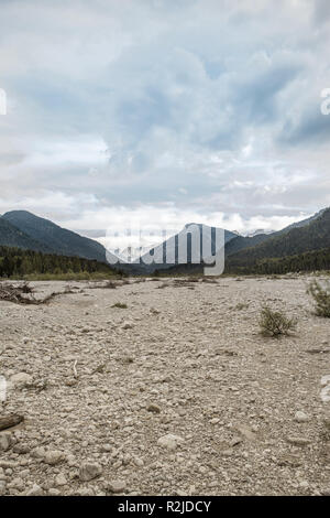 Blick aufs Hiterriss Karwendel Foto Stock