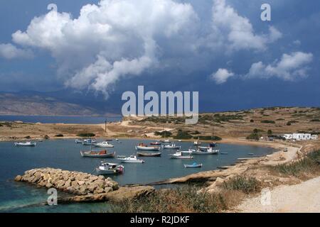 Bay su koufonisi Foto Stock