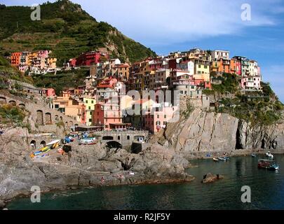 Manarola,cinqueterre Foto Stock