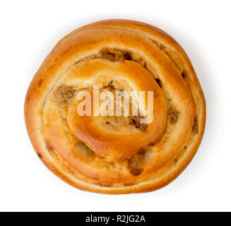 Panini lumaca su un bianco. La vista dall'alto. Foto Stock